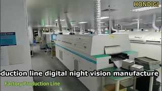 Línea de producción de fabricación de visión nocturna digital.