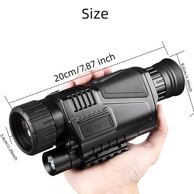 P1S X Visión Infrarroja Digital Monocular 200m 3.7V Binoculares de cazador nocturno