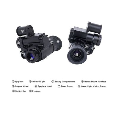 17.5mm Lente Digital de visión nocturna Telescopio anteojos para operaciones tácticas