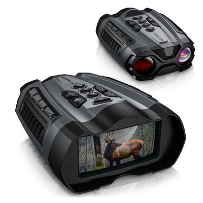 3.7V Digital Recargable Visión nocturna Binoculares de caza 1080P infrarrojos