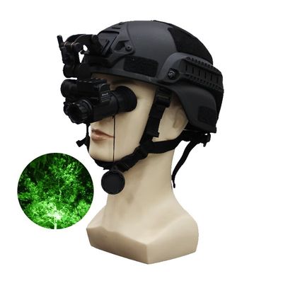 Display 3D binoculares tácticos de visión nocturna con binoculares de casco de infrarrojos digitales HD