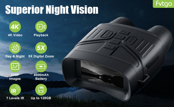 Luces de visión nocturna infrarrojas binoculares para la caza Logotipo del cliente y color 6.0V
