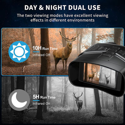 155x120x60mm IR Nv4000 4k HD Visor nocturno Binoculares con baterías de 4000 mAh