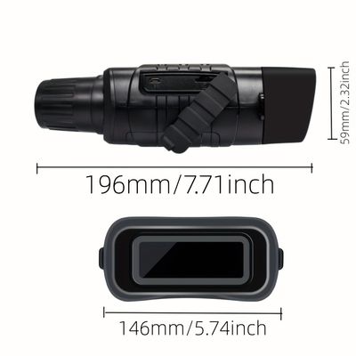 NV3180 720P Infrarrojo HD Visor nocturno Gafas Binoculares Registro manual de día Zoom