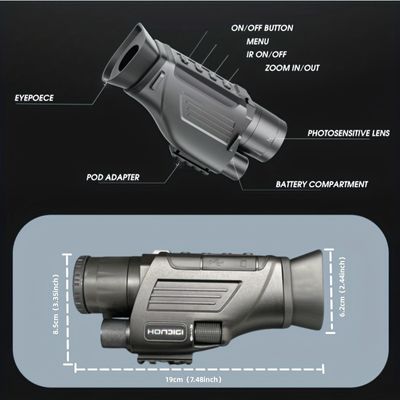 390G Visor nocturno Monocular Escopo gafas de caza al aire libre y observación de la vida silvestre