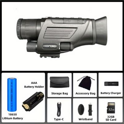 390G Visor nocturno Monocular Escopo gafas de caza al aire libre y observación de la vida silvestre