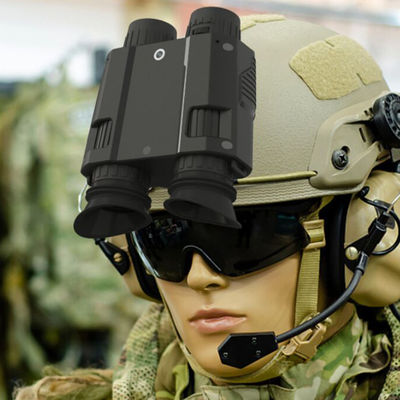 Enfrarrojos IR binoculares de visión nocturna 850nm 8X Digital HD cabeza montada para el casco