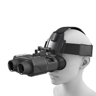 Enfrarrojos IR binoculares de visión nocturna 850nm 8X Digital HD cabeza montada para el casco