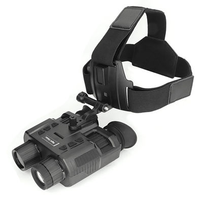 Enfrarrojos IR binoculares de visión nocturna 850nm 8X Digital HD cabeza montada para el casco