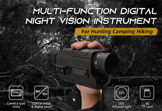 Instrumentos ópticos de grado militar Visión nocturna Dispositivo monocular Tecnología infrarroja 5x