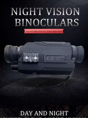 Envg Visión nocturna Binocular de mano 6X Telescopio de caza digital en color completo Nvgs
