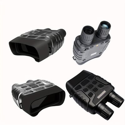 4X de aumento de la cámara digital de caza binocular con 720P IR visión nocturna y zoom 5X