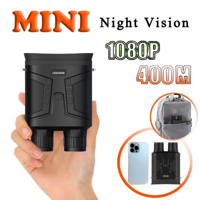 Visión nocturna digital 6X Binocular Gafas de aumento digital 34MM Lente para el día y la noche