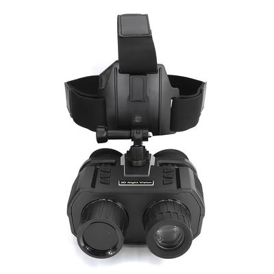 Casco Visor nocturno montado Binoculares Gafas IR Óptica digital Visión para la caza