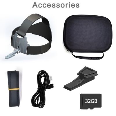 Casco Visor nocturno montado Binoculares Gafas IR Óptica digital Visión para la caza