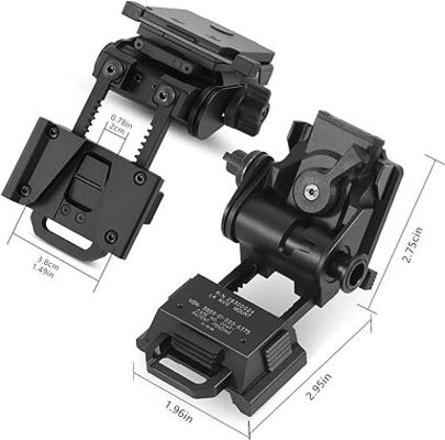 Gafas de visión nocturna de 36 libras para casco táctico montado L4G24 NVG Metal