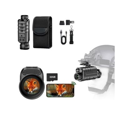 Gafas de visión nocturna 6X Magnificación digital ajustable 34MM Objetivo Lente 854*480 Resolución