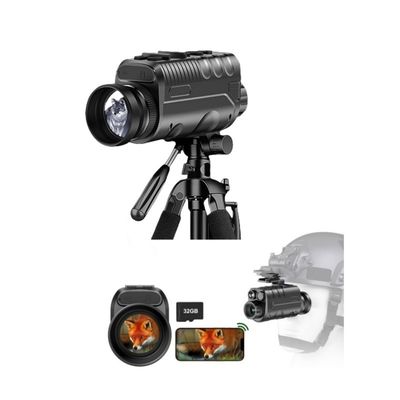 Rifle de largo alcance de alcance monocular de precisión HD cámara 4K 6X 4X táctica