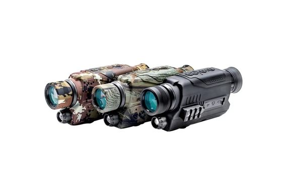 Dispositivo de caza de visión nocturna digital de infrarrojos portátil de alcance monocular Tarjeta de 8 GB