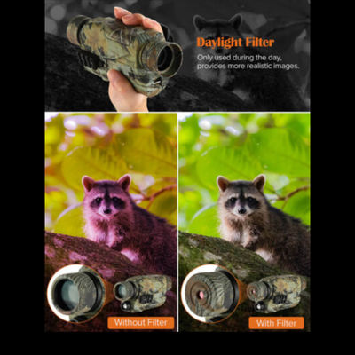 5X aumento óptico Monocular de visión nocturna para observación de vida silvestre al aire libre
