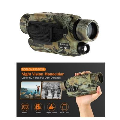 5X aumento óptico Monocular de visión nocturna para observación de vida silvestre al aire libre