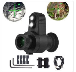 Dispositivo de visión nocturna monocular de infrarrojos de 300 metros con retículo digital.