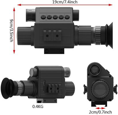 M5 Digital 1080P de día y de noche visión del fusil de alcance de caza de la cámara monocular con 850 o 940nm IR (M5-50-IR940-GP)
