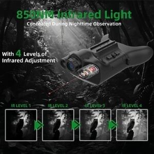 Interruptor automático y binocular de visión nocturna de línea cruzada para aplicaciones profesionales
