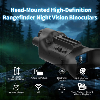 Binoculares de visión nocturna con brújula electrónica con personalización ODM y medición de rango de alta precisión