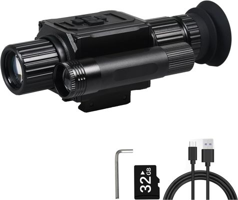 Monocular de visión nocturna digital HD 1080P con infrarrojos, alcance de visión nocturna con zoom AI 5X, grabación de video, cámara de visión nocturna para caza, vigilancia y observación de vida silvestre