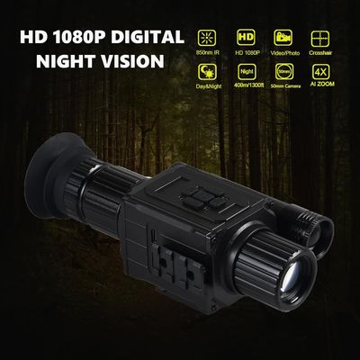 Monocular de visión nocturna digital HD 1080P con infrarrojos, alcance de visión nocturna con zoom AI 5X, grabación de video, cámara de visión nocturna para caza, vigilancia y observación de vida silvestre