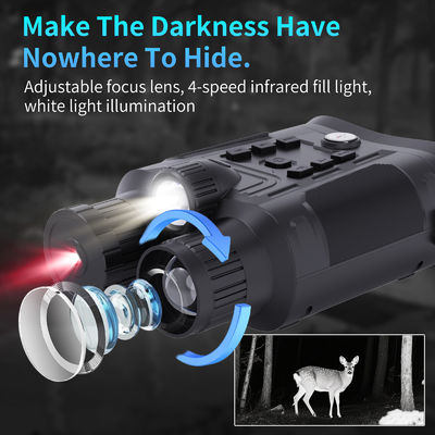 Binoculares de visión nocturna infrarroja Mini90 con zoom óptico 6X, fotos de 40MP y video 4K, batería de 15 horas. Vea en la oscuridad para pescar, navegar, hacer senderismo o acampar.